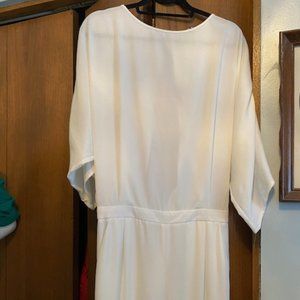 Marmuri White Drape Jumpsuit